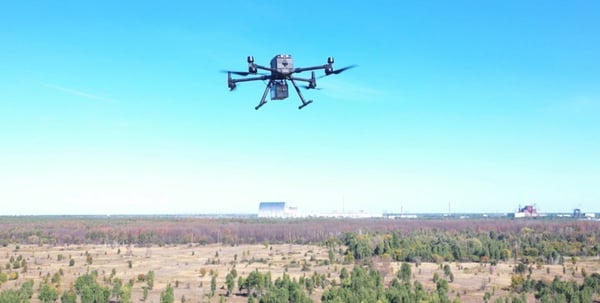AARM flying over the  Chernobyl Exclusion Zone-1