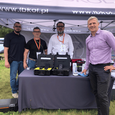 Michael Stephenson, Strategy and Commercial Director, with IBKOL at the POLON CBRNE workshop